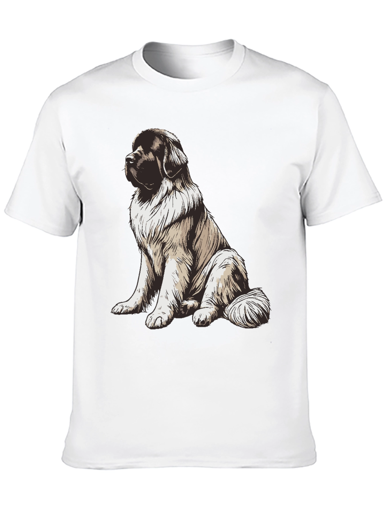 Dog Lovers Graphic Tee: Gentle Giant Design