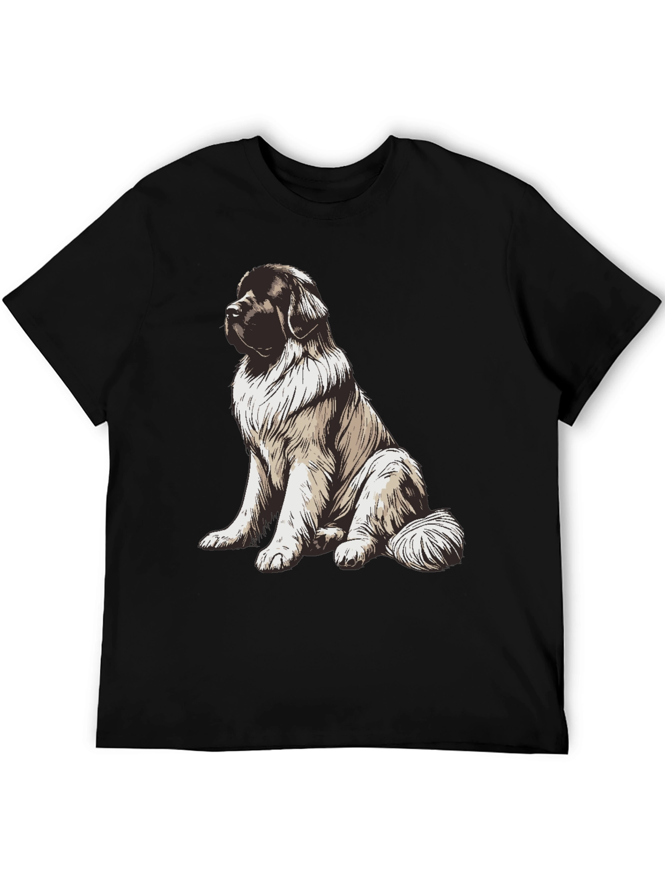 Dog Lovers Graphic Tee: Gentle Giant Design