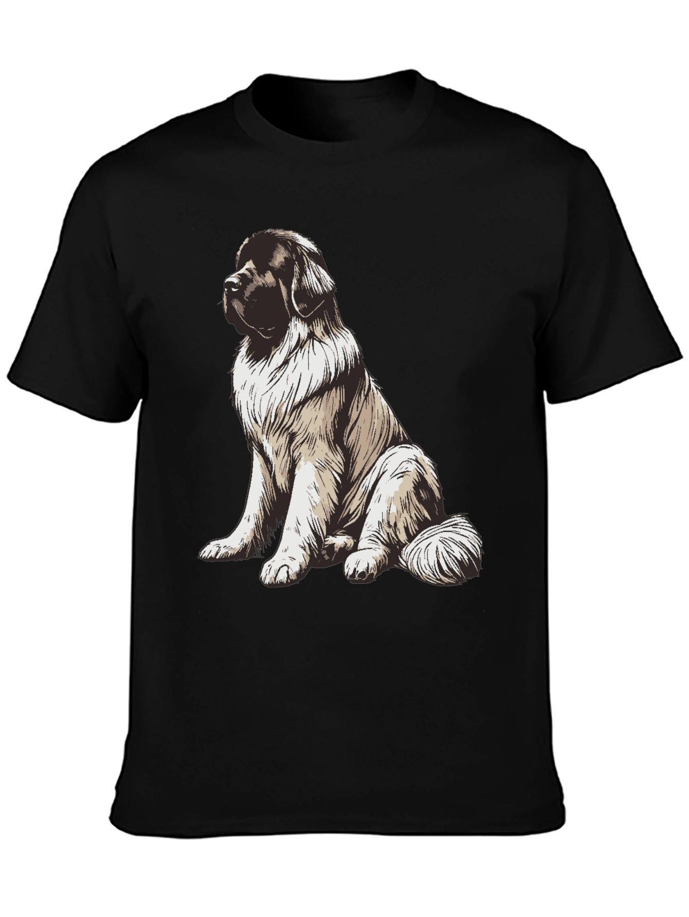 Dog Lovers Graphic Tee: Gentle Giant Design