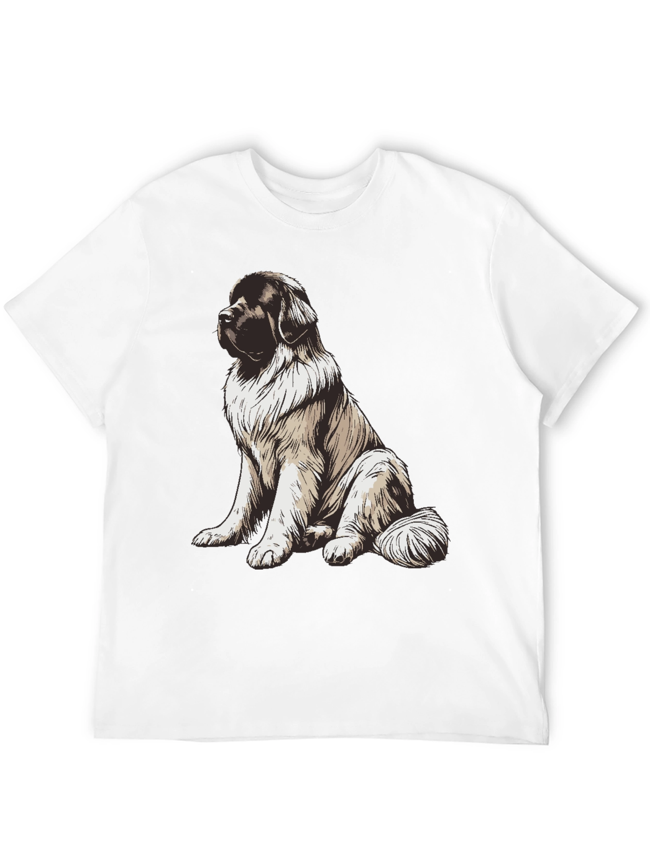 Dog Lovers Graphic Tee: Gentle Giant Design