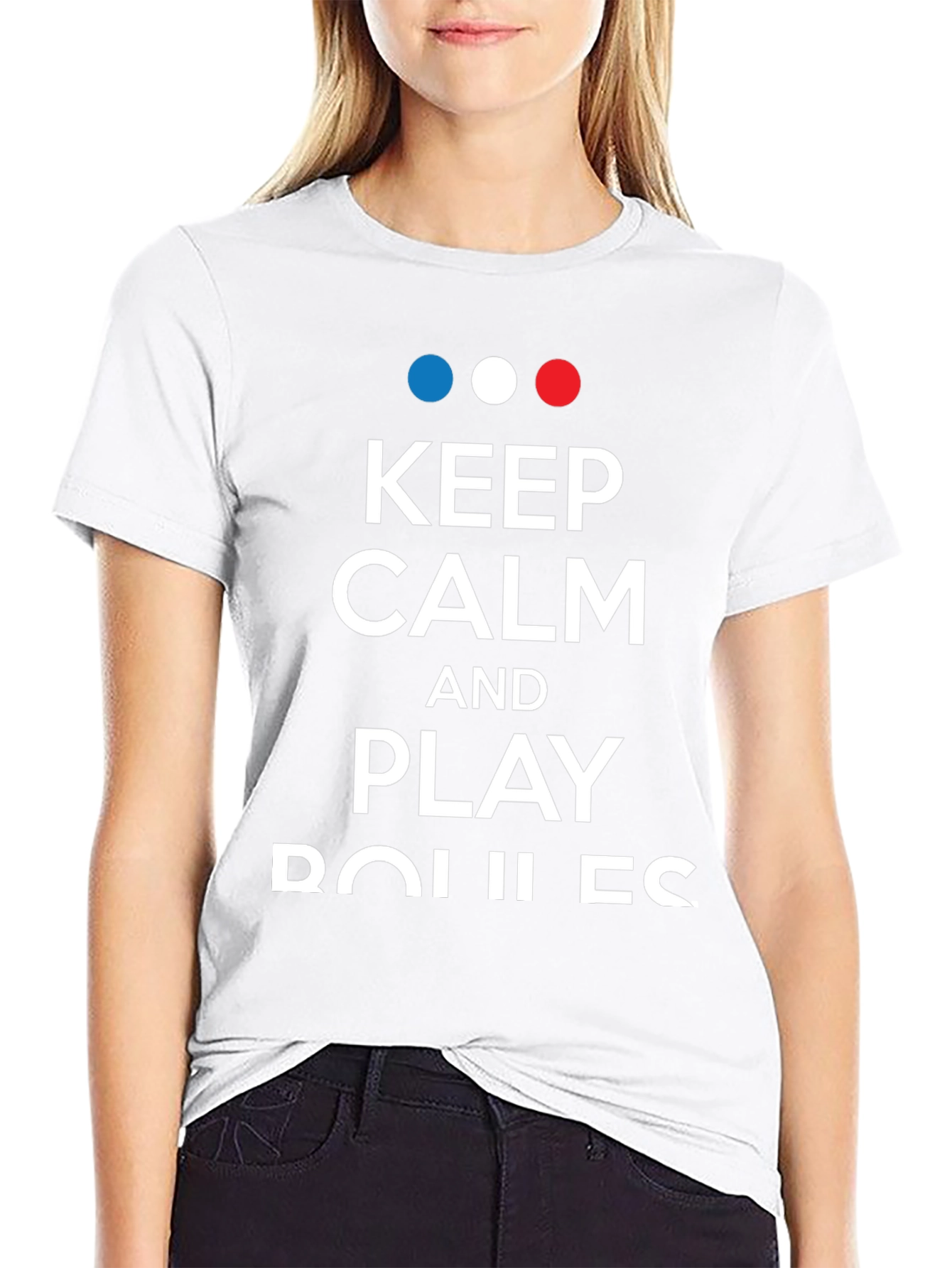 Keep Calm and Play Boules T-Shirt - Black