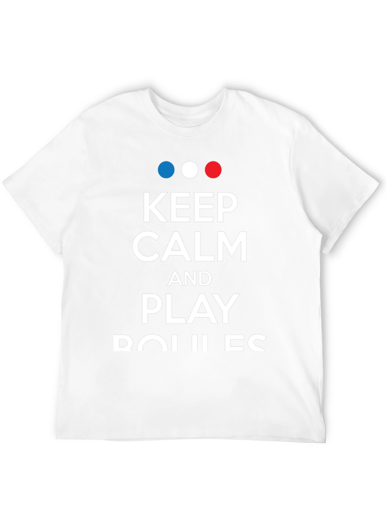 Keep Calm and Play Boules T-Shirt - Black