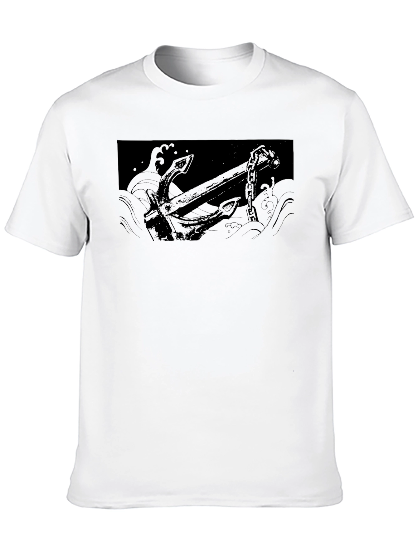 Anchor Graphic T-Shirt - Black