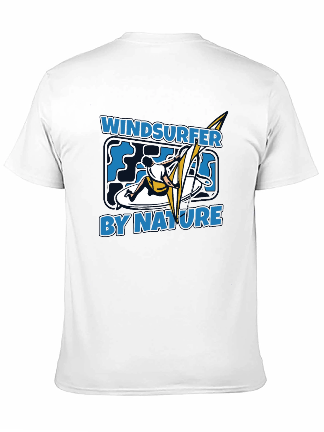 Windsurfer by Nature Graphic Black T-Shirt
