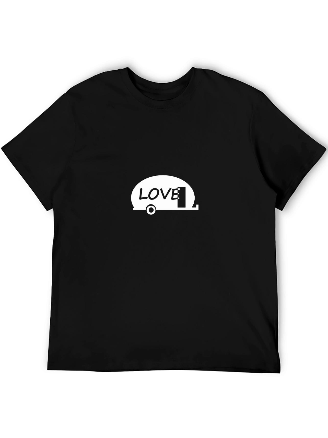 Love Camper Black T-Shirt - Adventure & Travel Style