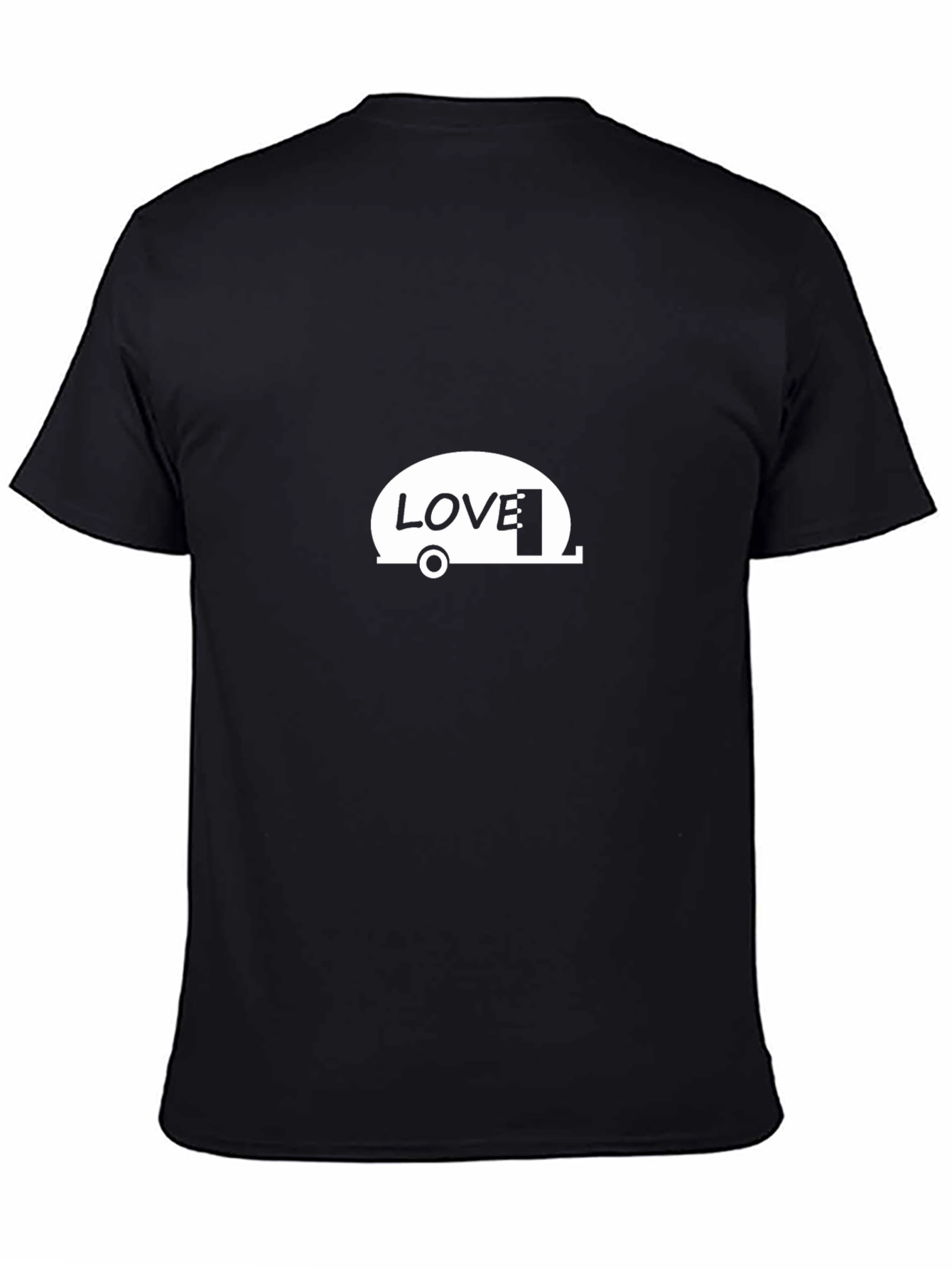 Love Camper Black T-Shirt - Adventure & Travel Style