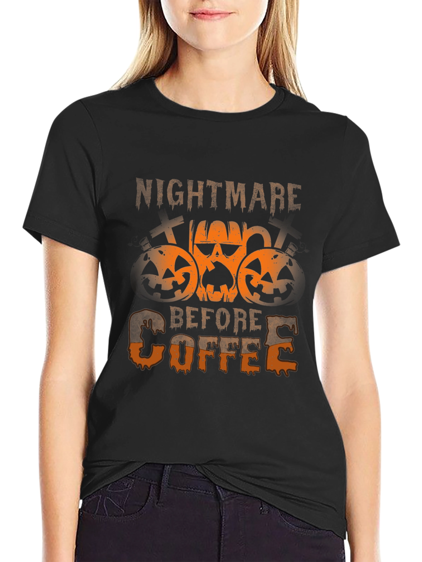 Nightmare Before Coffee Halloween T-Shirt
