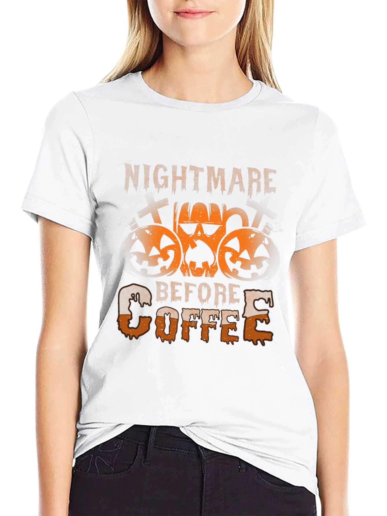 Nightmare Before Coffee Halloween T-Shirt