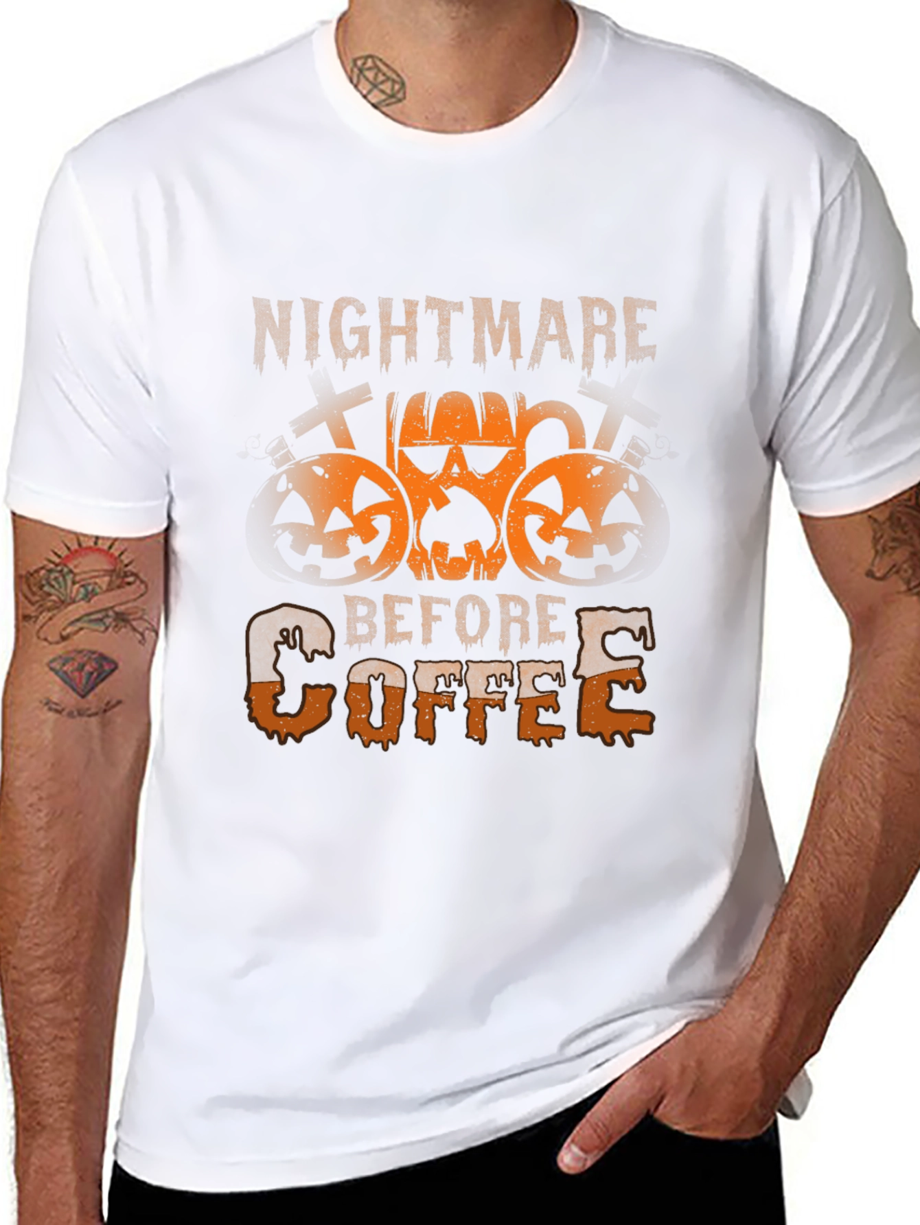 Nightmare Before Coffee Halloween T-Shirt