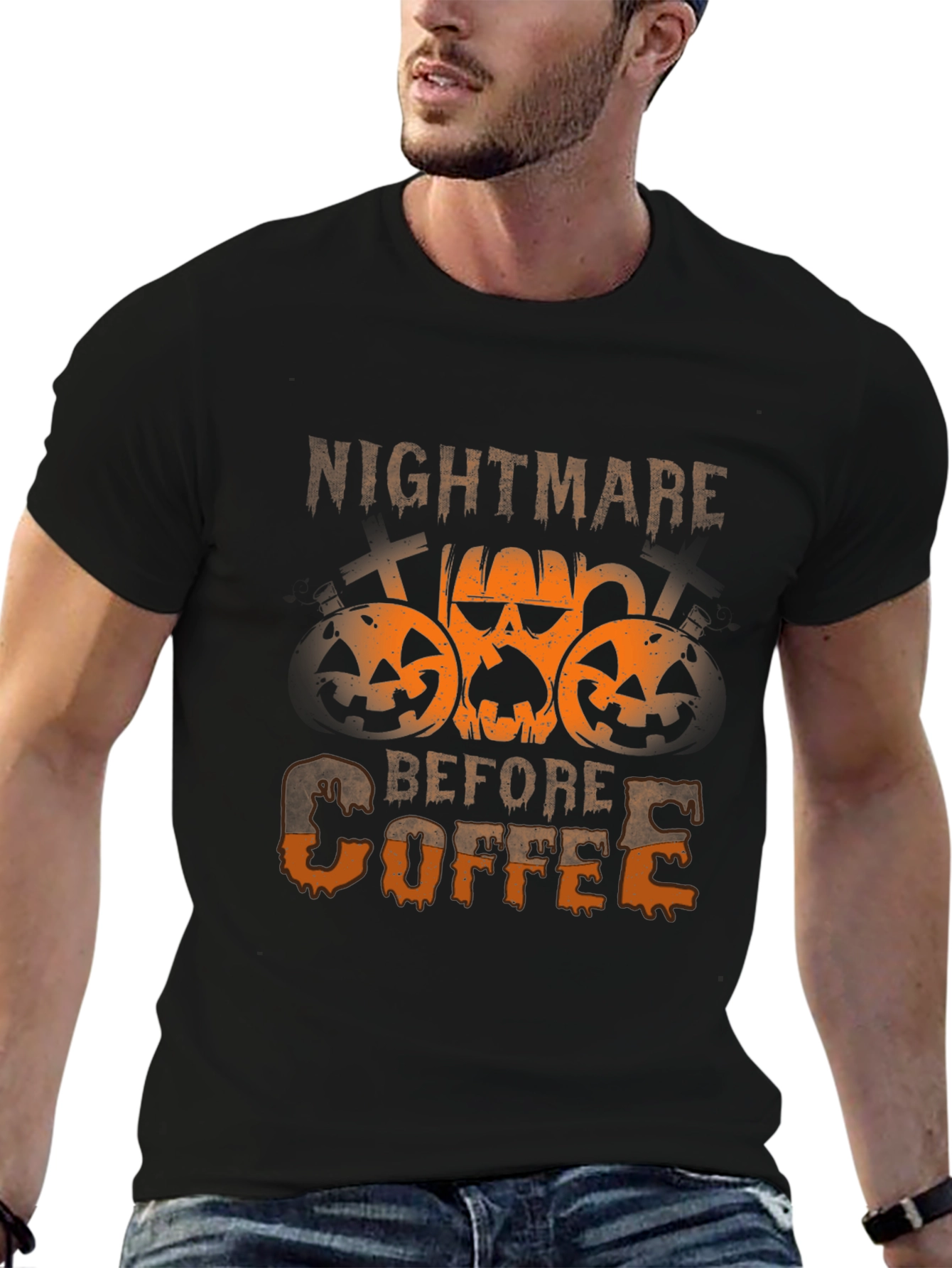 Nightmare Before Coffee Halloween T-Shirt