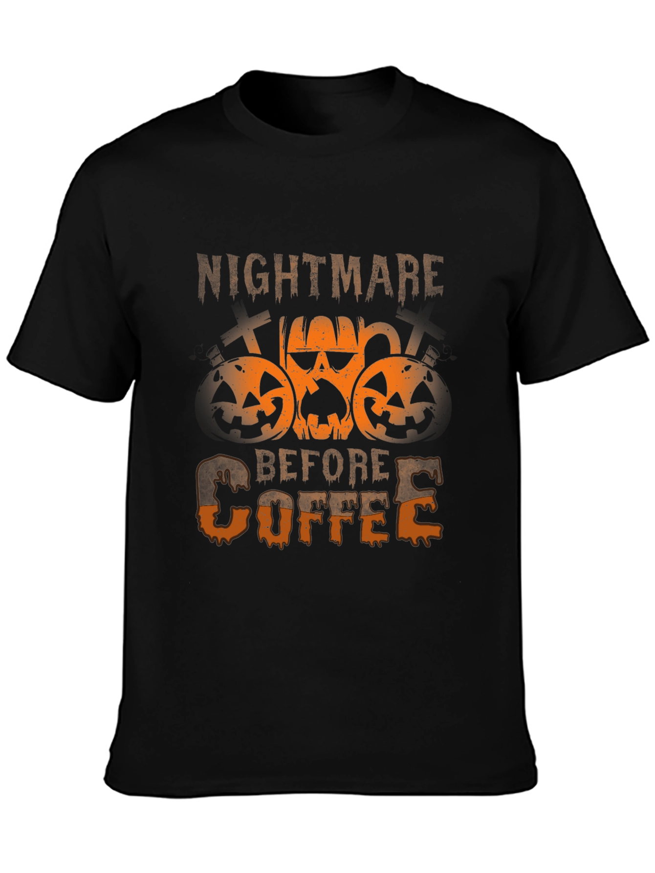 Nightmare Before Coffee Halloween T-Shirt
