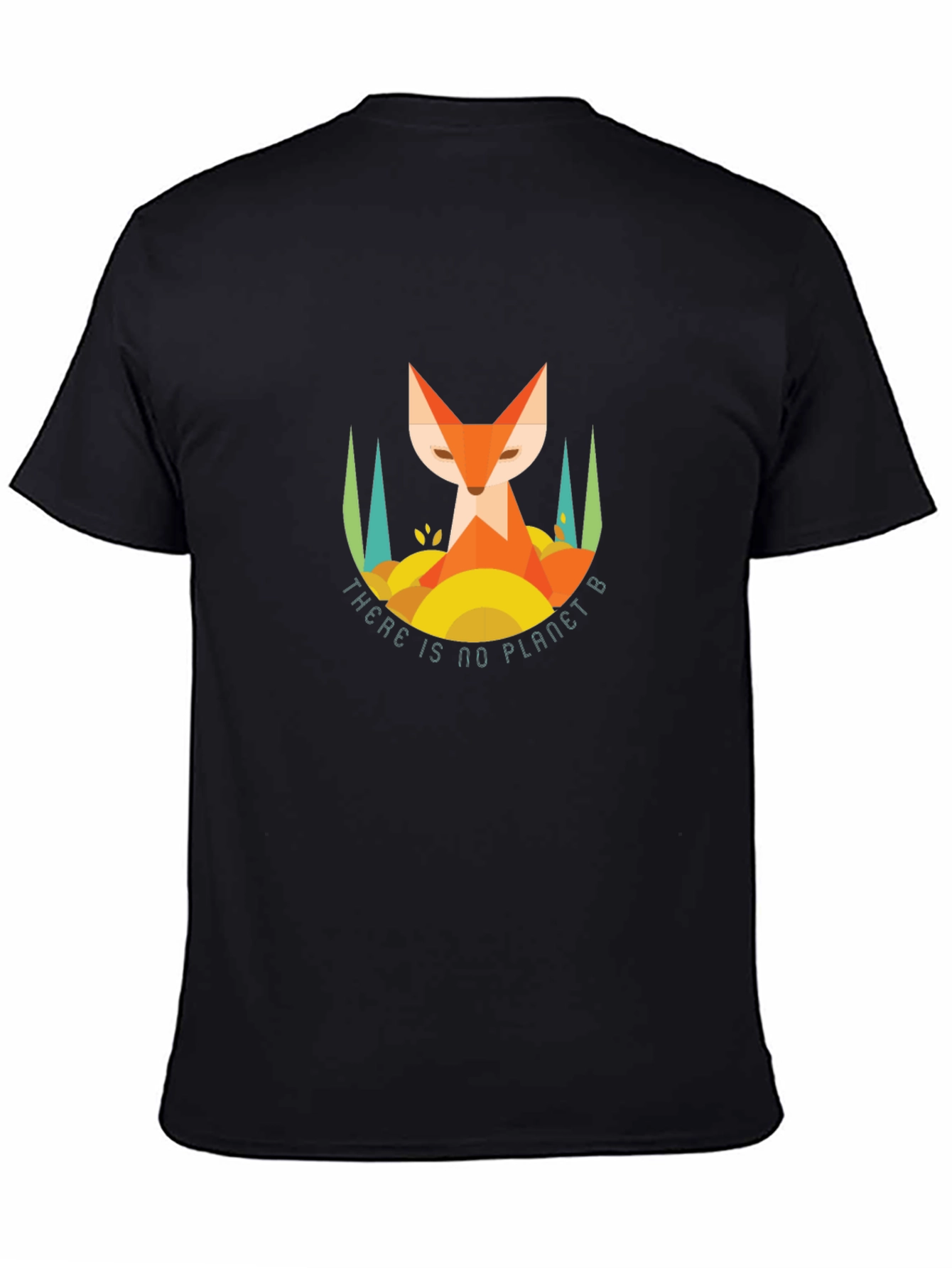 Geometric Fox Graphic Tee - Planet B Awareness