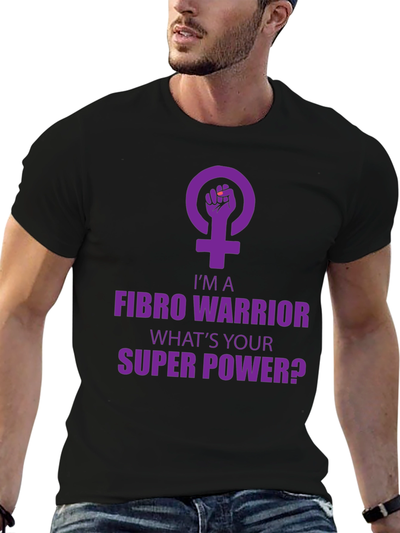 Fibro Warrior T-Shirt - Super Power Tee