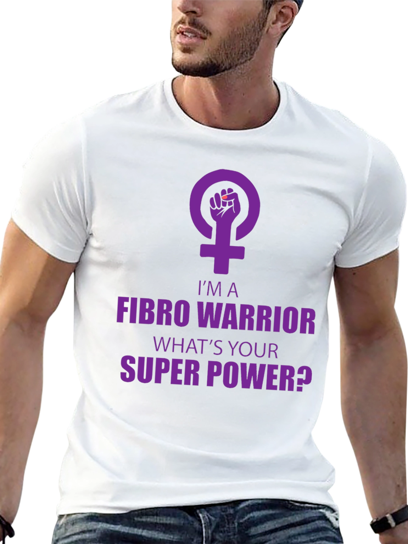 Fibro Warrior T-Shirt - Super Power Tee