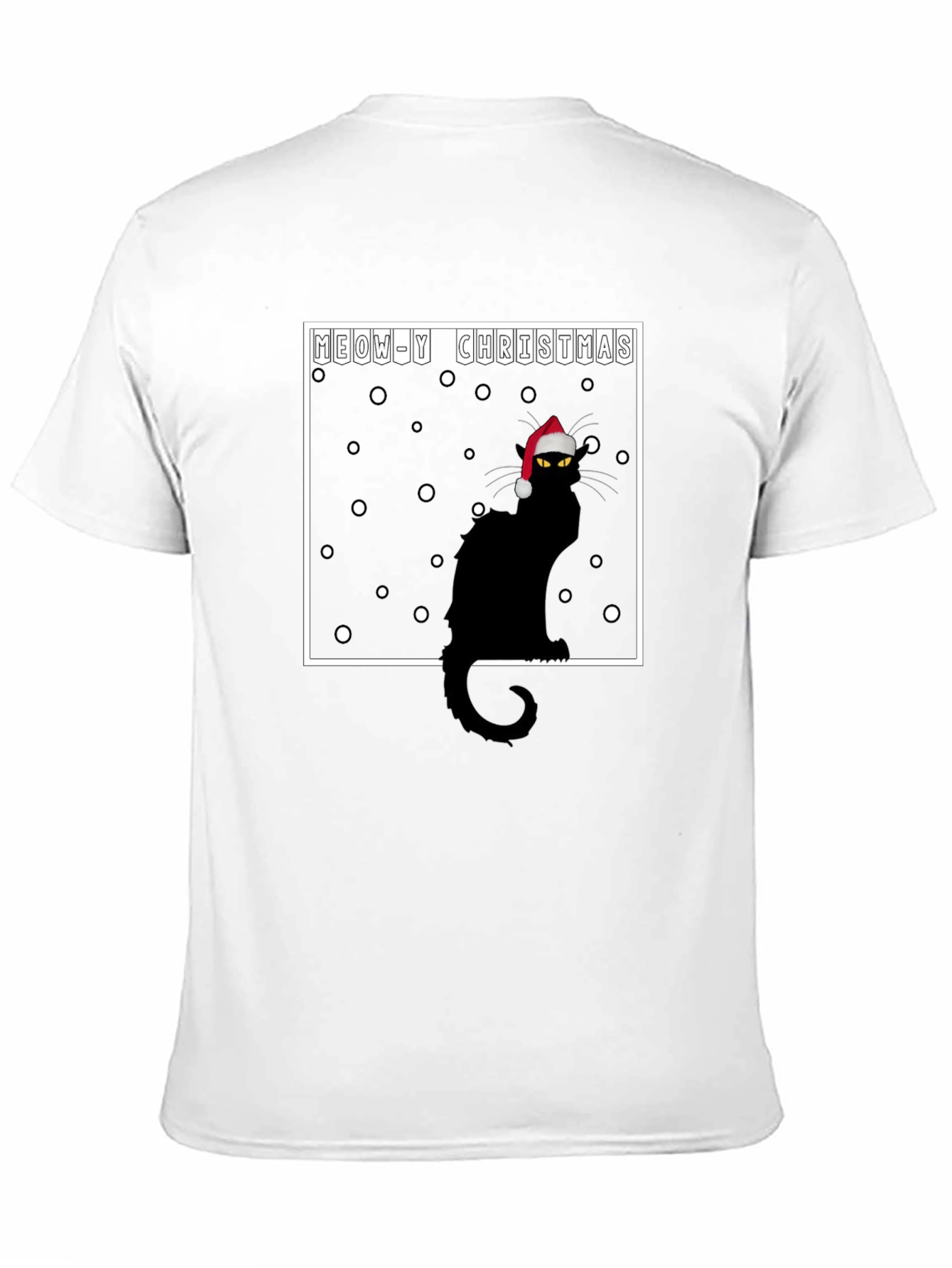 Meow-y Christmas Cat T-Shirt