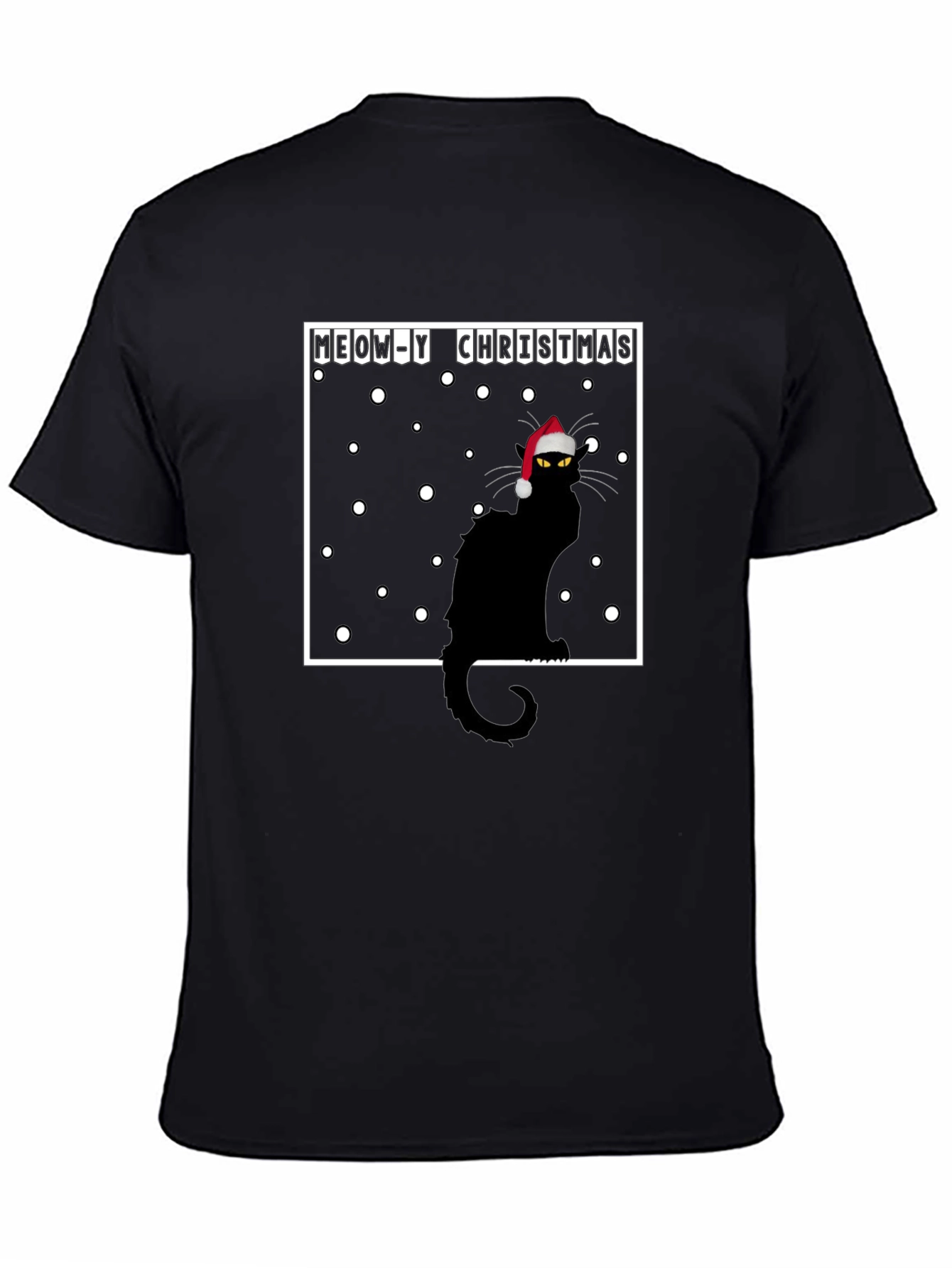 Meow-y Christmas Cat T-Shirt