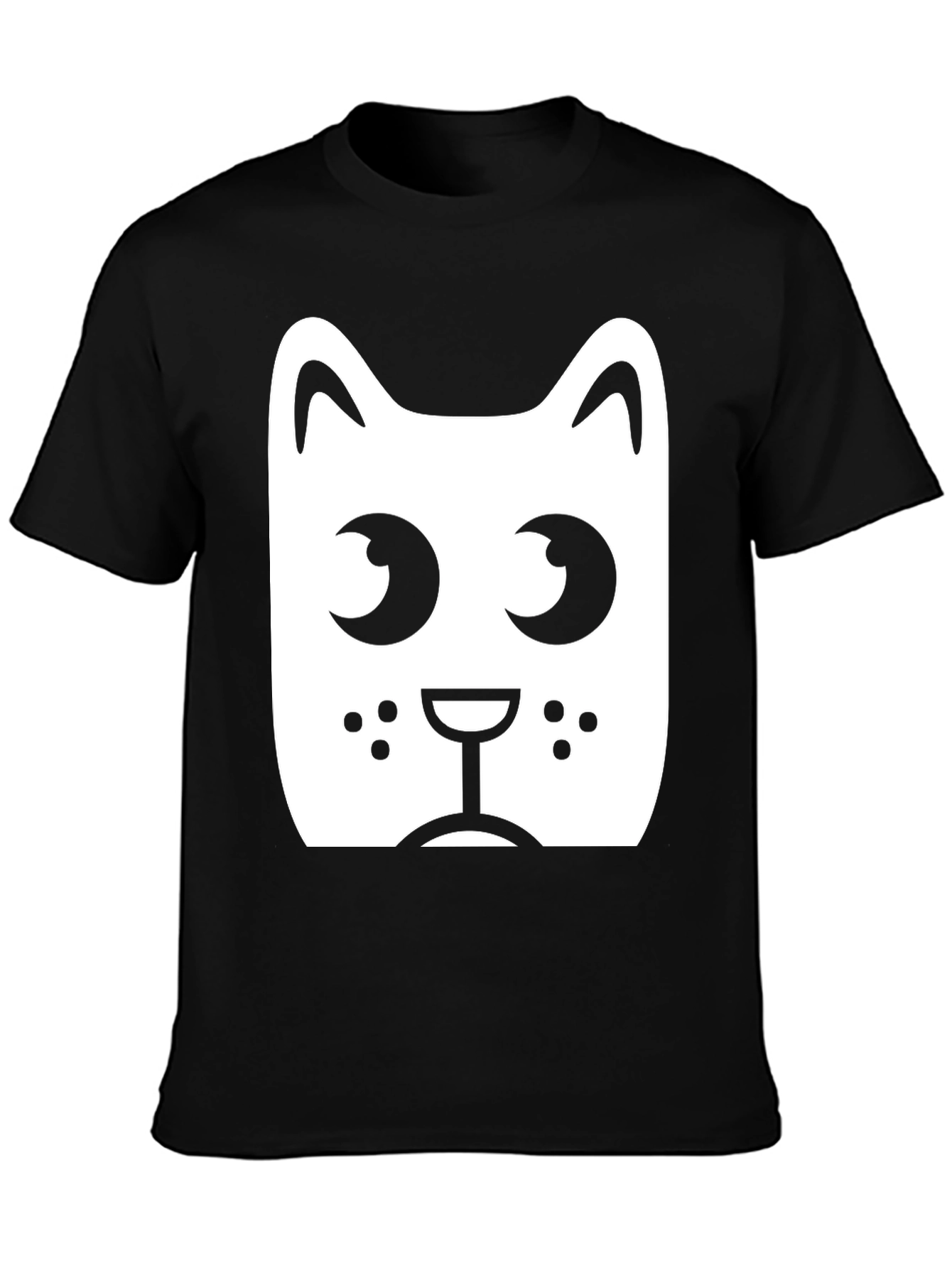 Cool Cat Graphic Black T-Shirt