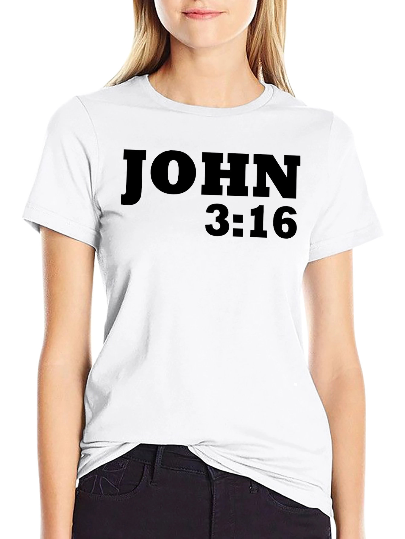 John 3:16 Graphic Tee - Faith Inspired T-Shirt