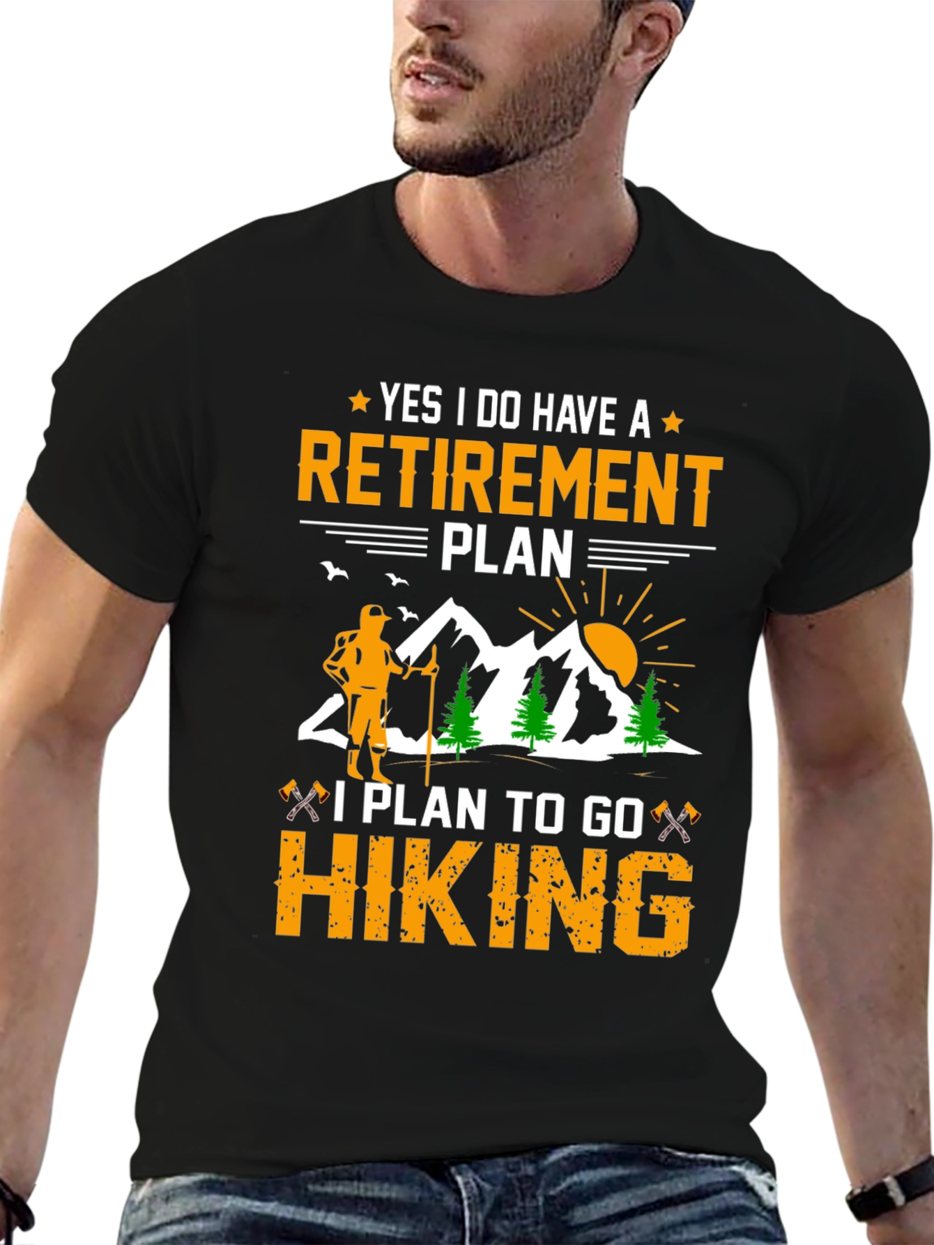 Retirement Plan Hiking T-Shirt