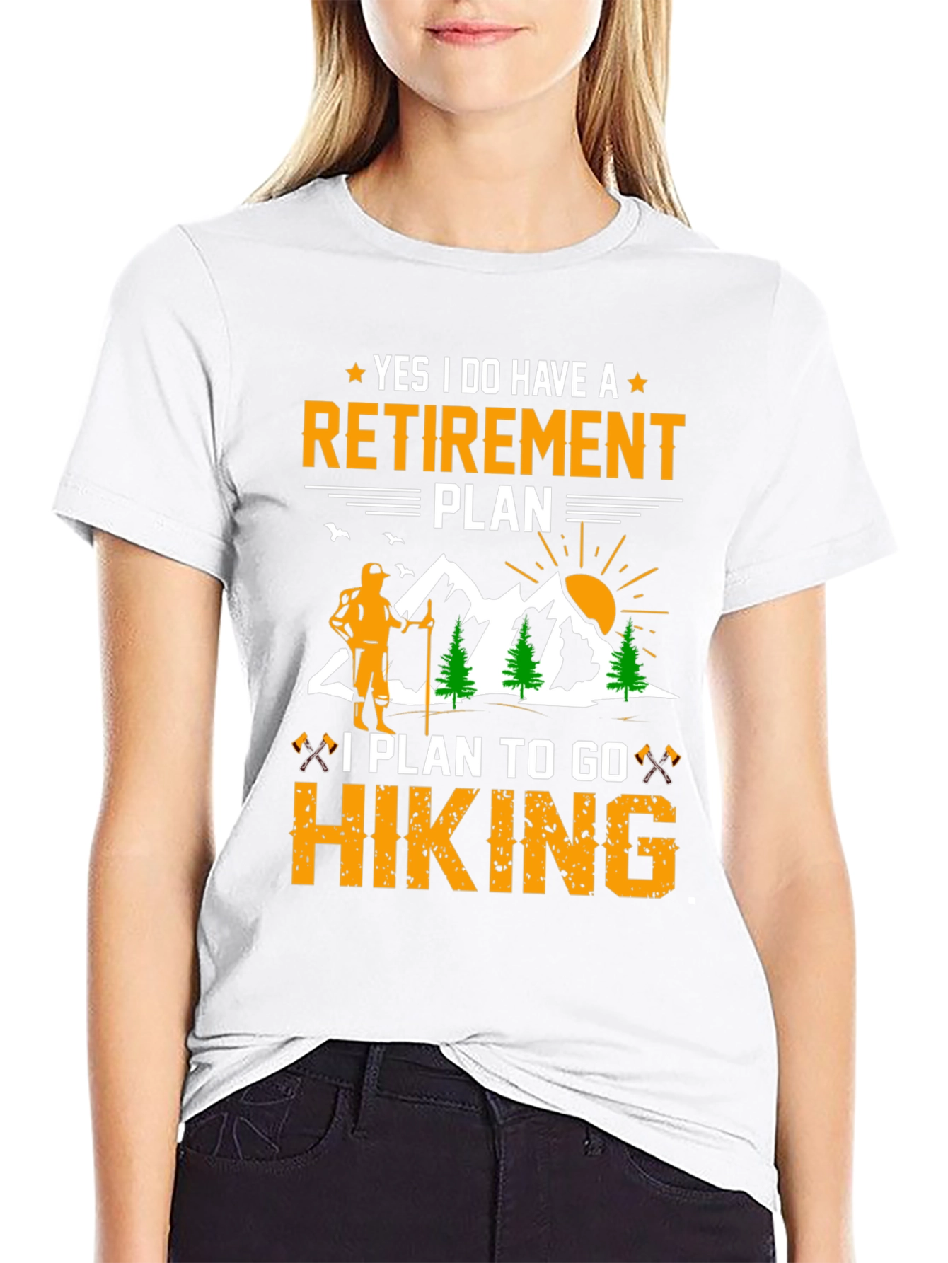 Retirement Plan Hiking T-Shirt