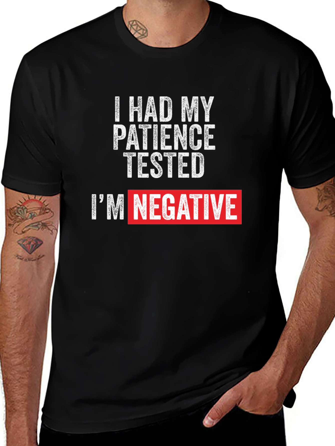 Patience Tested Funny Graphic T-Shirt