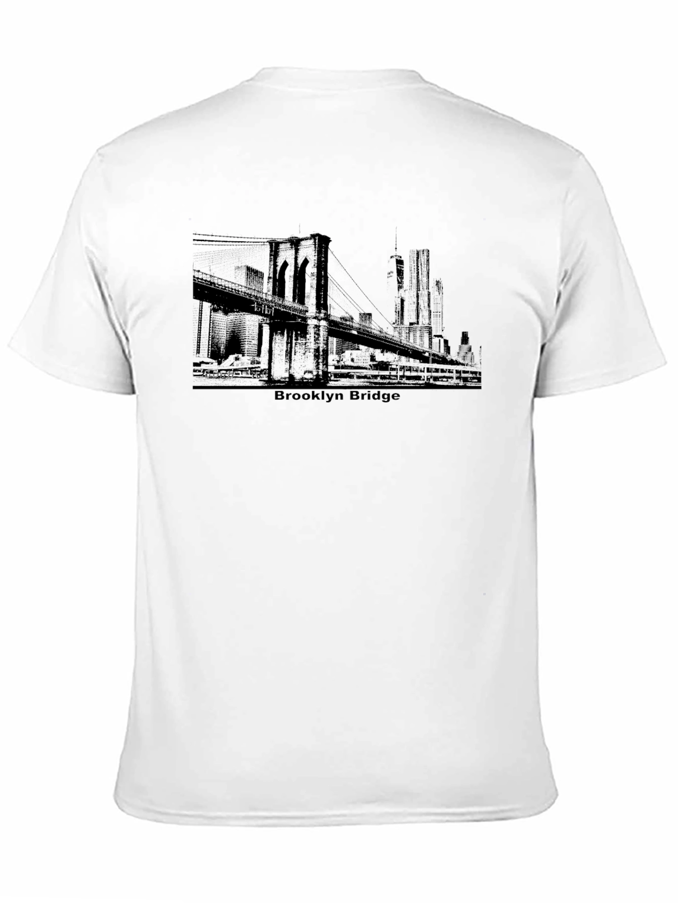 Brooklyn Bridge Graphic Tee - Black