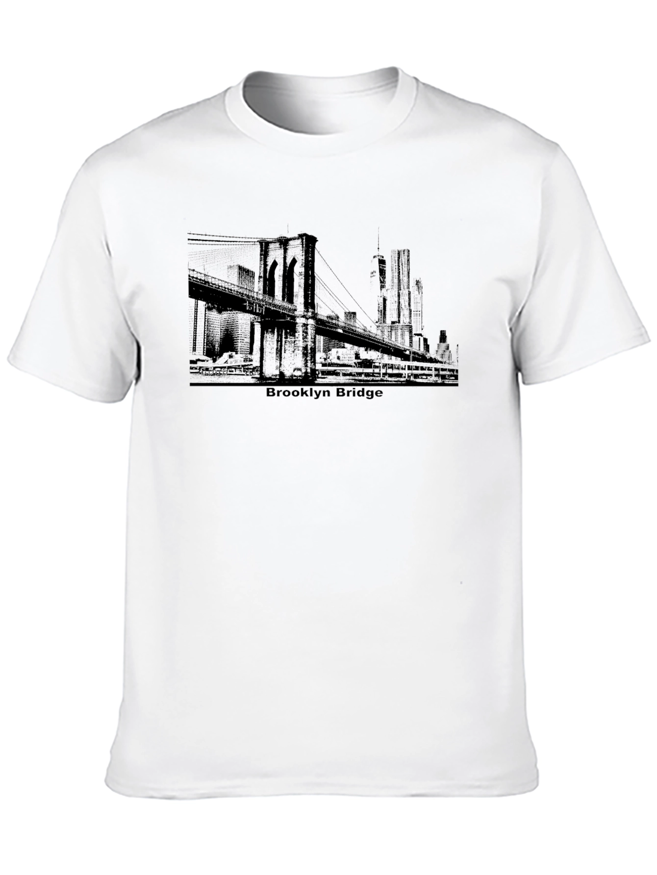 Brooklyn Bridge Graphic Tee - Black