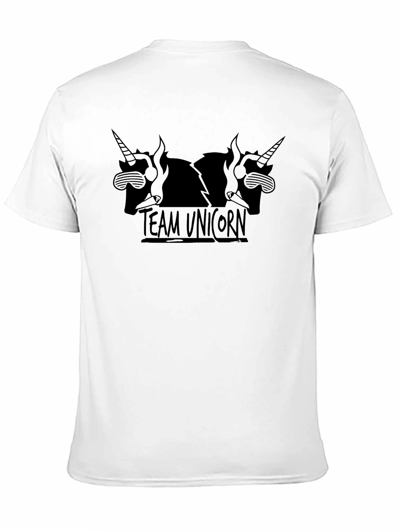 Team Unicorn Graphic T-Shirt - Black