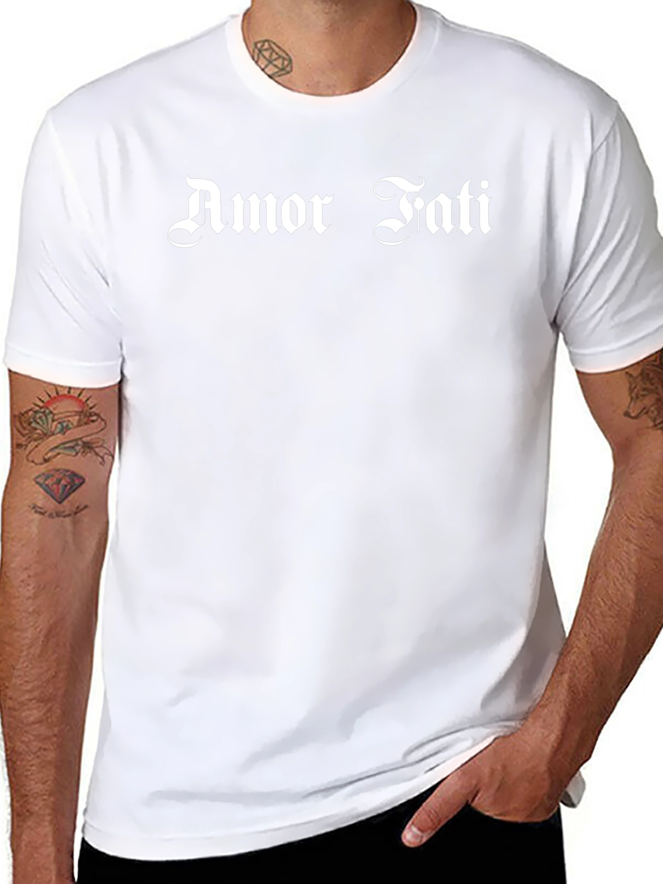 Amor Fati Graphic T-Shirt - Black