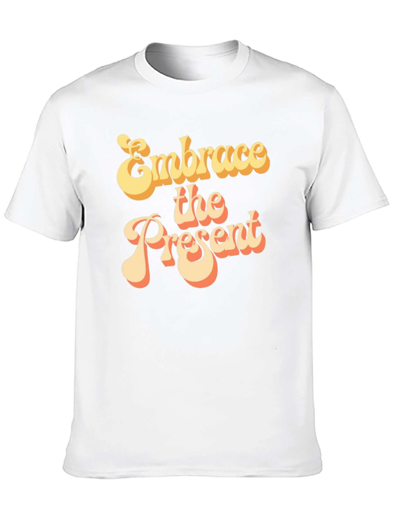 Embrace the Present Retro Graphic T-Shirt