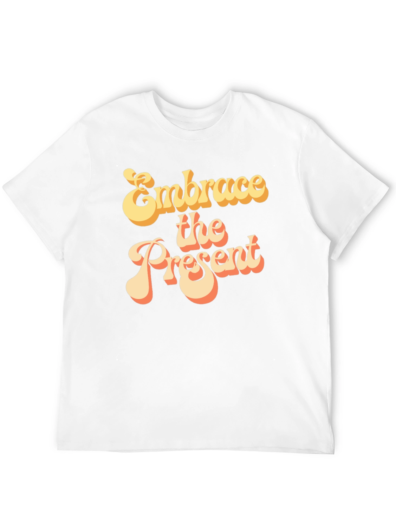 Embrace the Present Retro Graphic T-Shirt