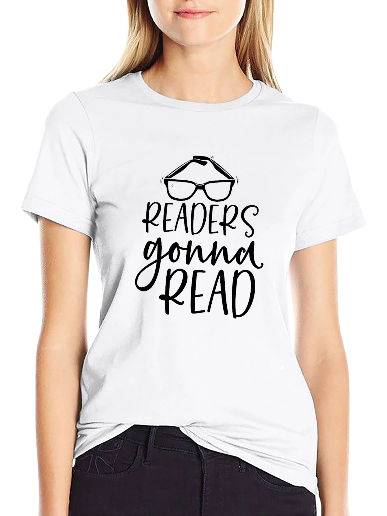 Readers Gonna Read Black Graphic Tee