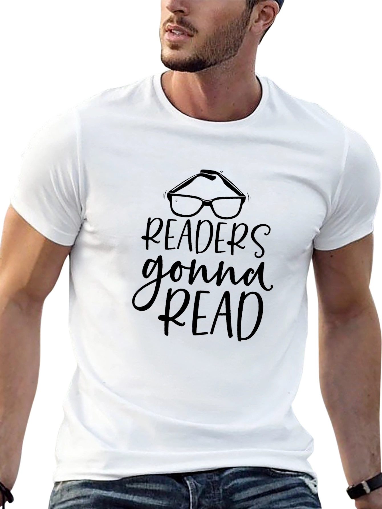 Readers Gonna Read Black Graphic Tee