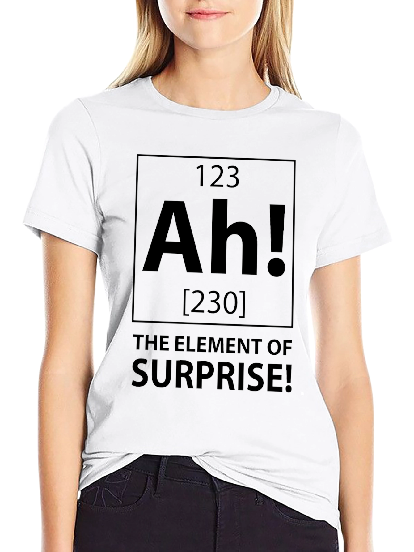 Ah! The Element of Surprise T-Shirt - Black