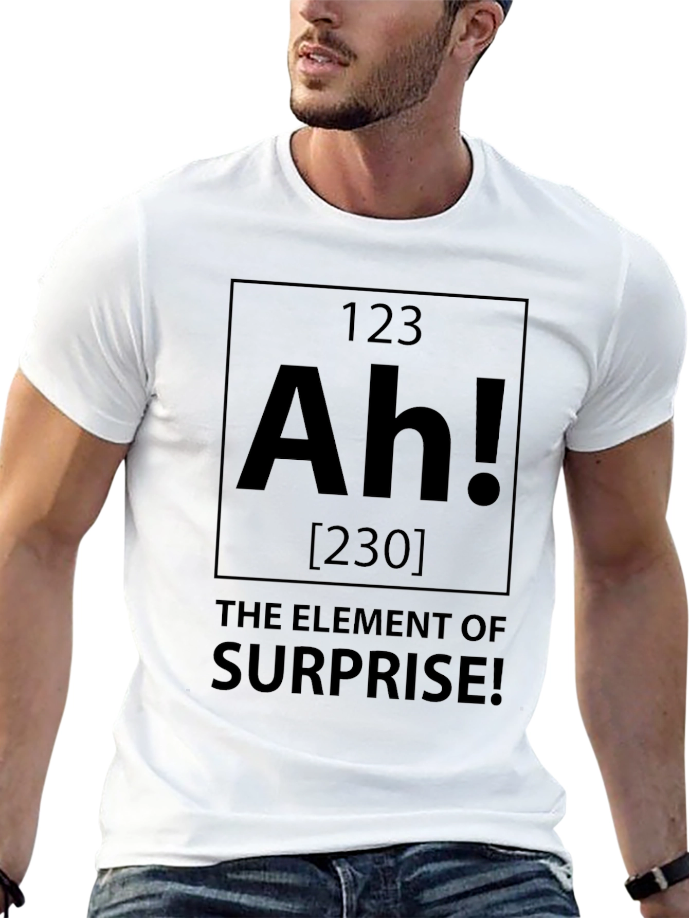 Ah! The Element of Surprise T-Shirt - Black