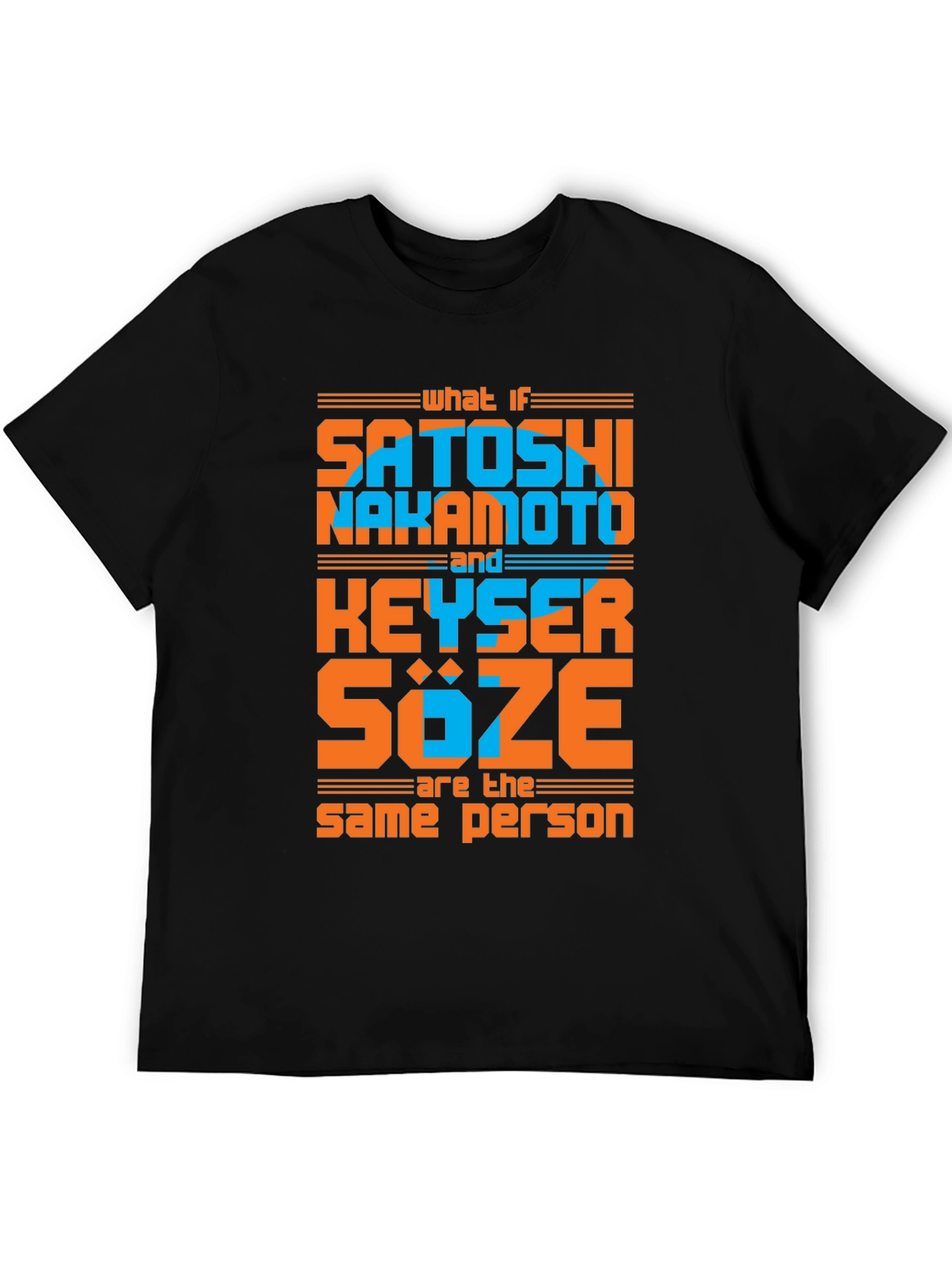 Satoshi Nakamoto & Keyser Soze Conspiracy T-Shirt