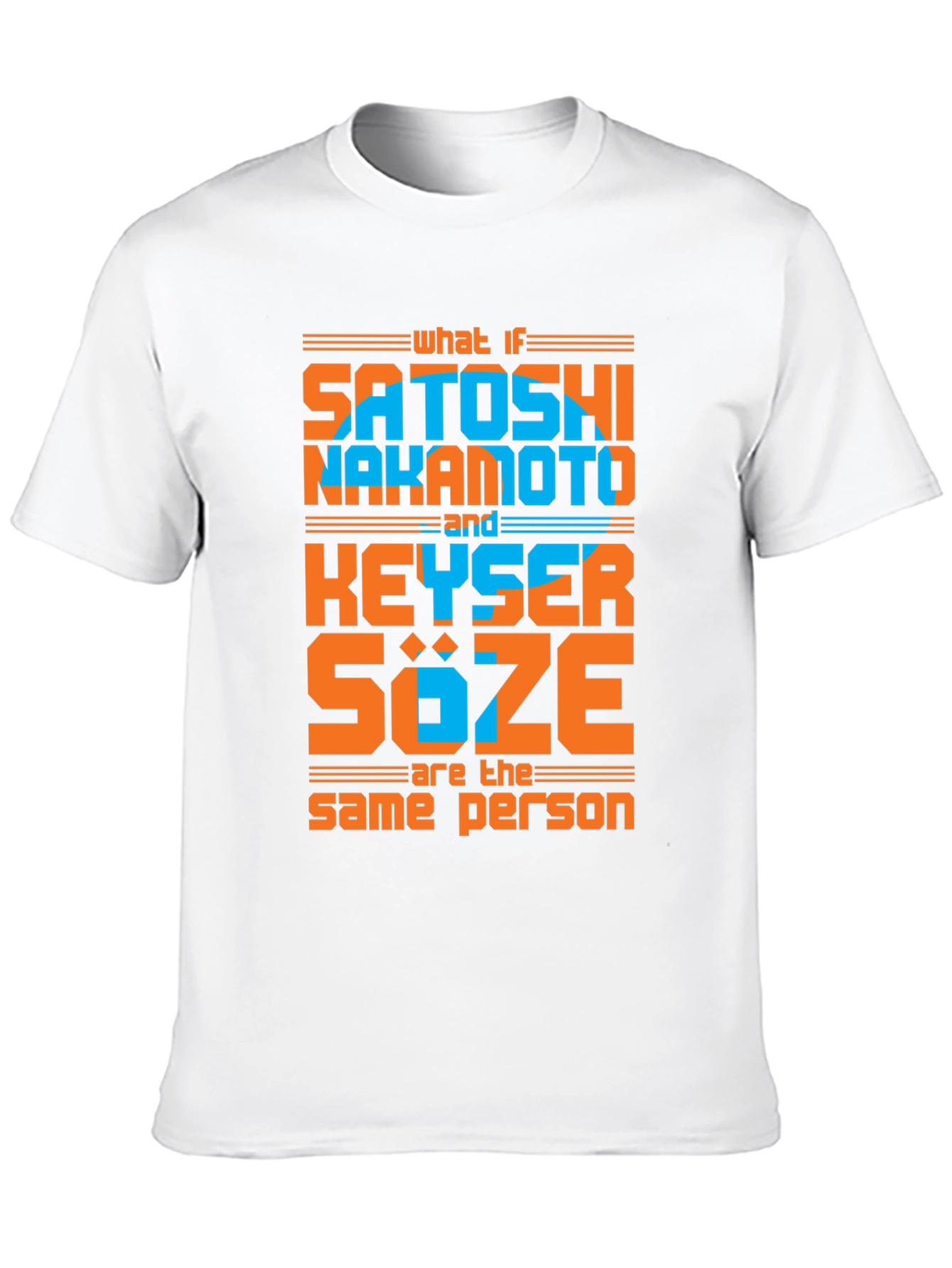 Satoshi Nakamoto & Keyser Soze Conspiracy T-Shirt