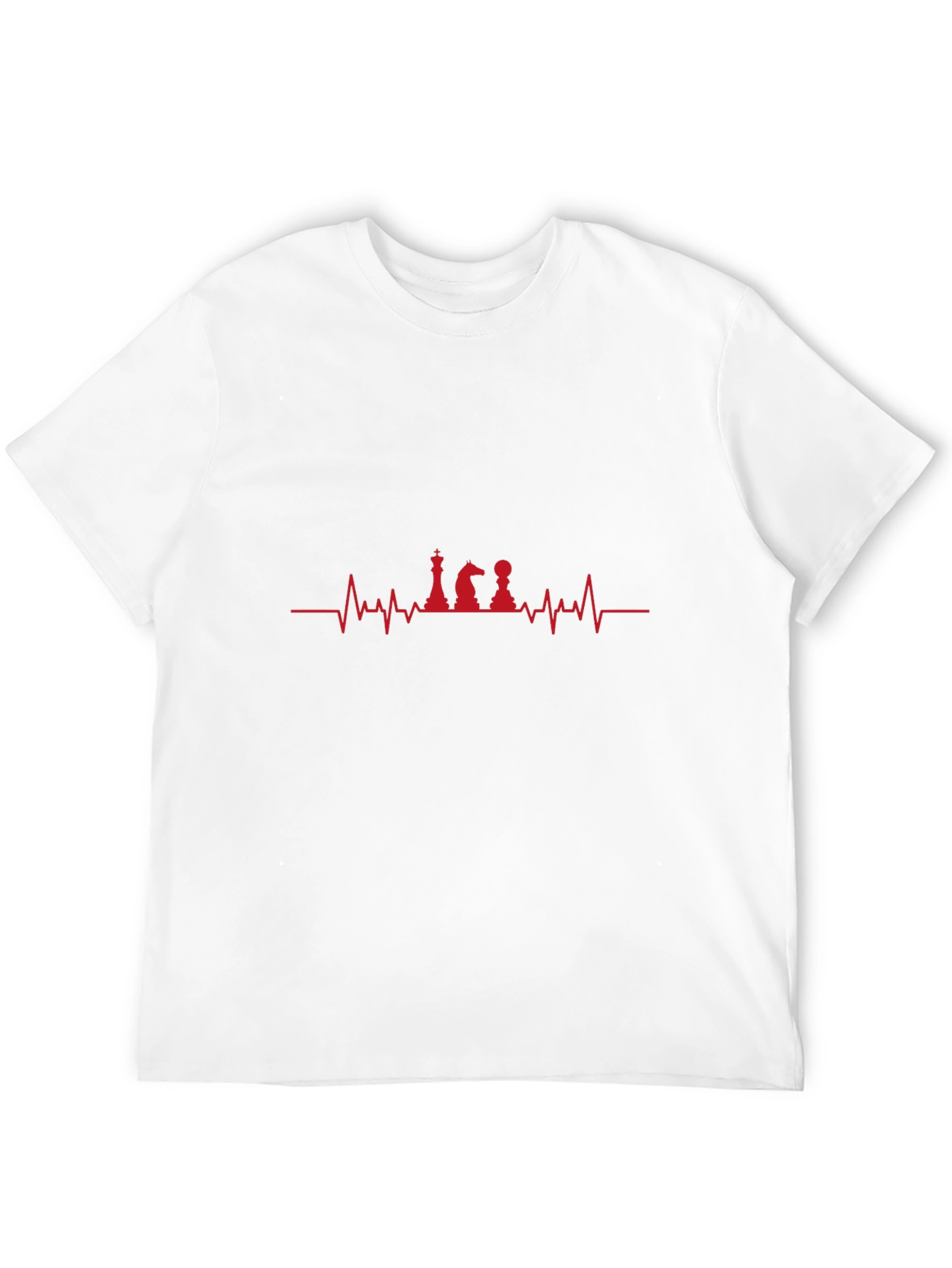 Chess Heartbeat T-Shirt - Game Lover Tee