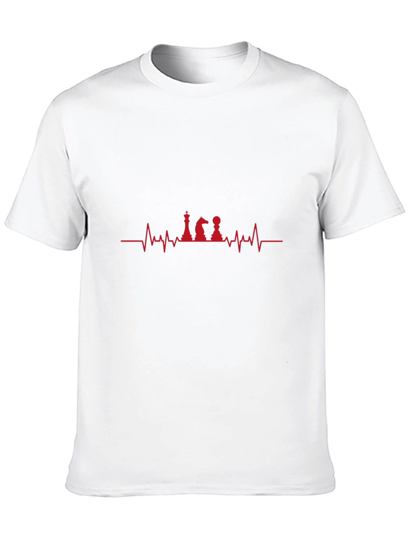 Chess Heartbeat T-Shirt - Game Lover Tee