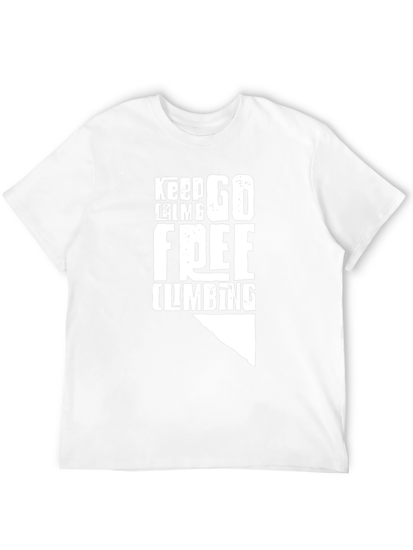 Keep Calm and Go Free Climbing Black T-Shirt