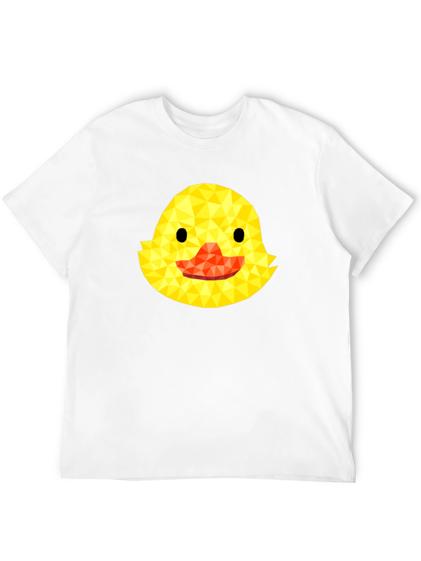 Geometric Duckling Black T-Shirt