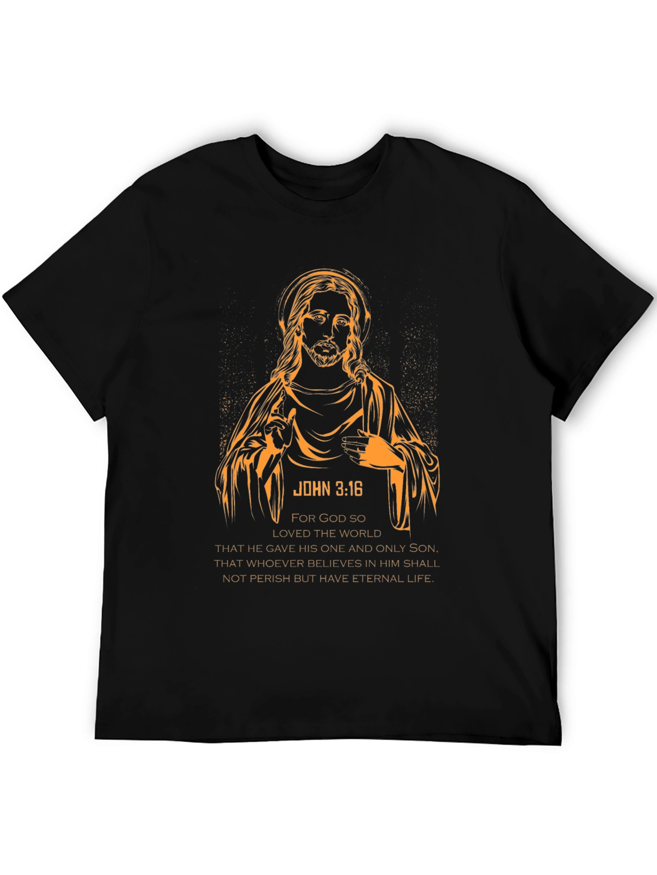 John 3:16 Graphic T-Shirt - Religious Christian Apparel
