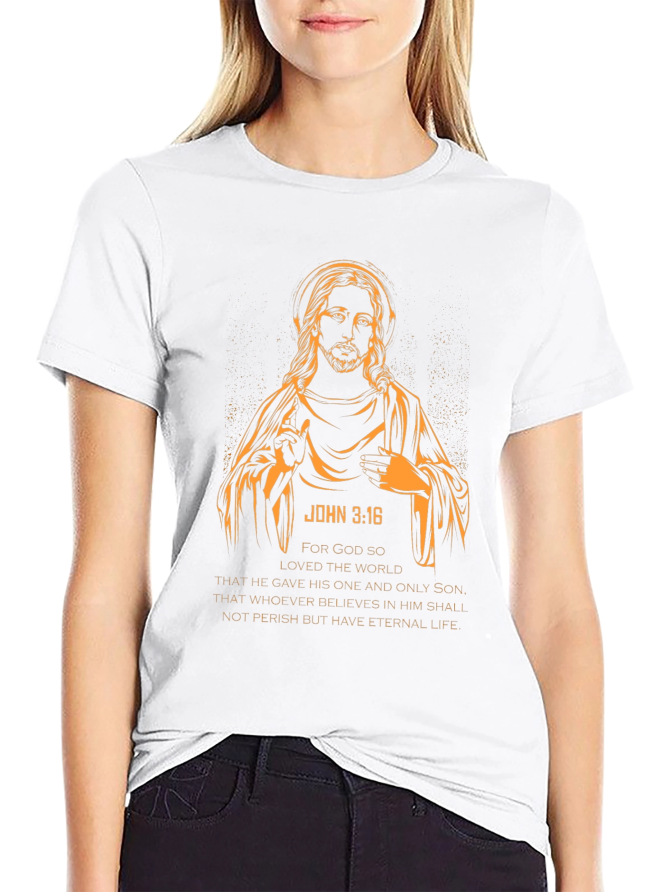 John 3:16 Graphic T-Shirt - Religious Christian Apparel