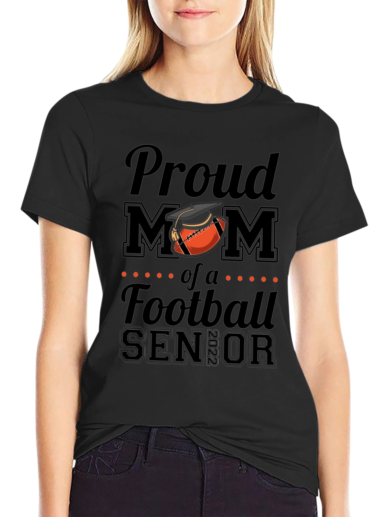 Proud Mom of a Football Senior T-Shirt