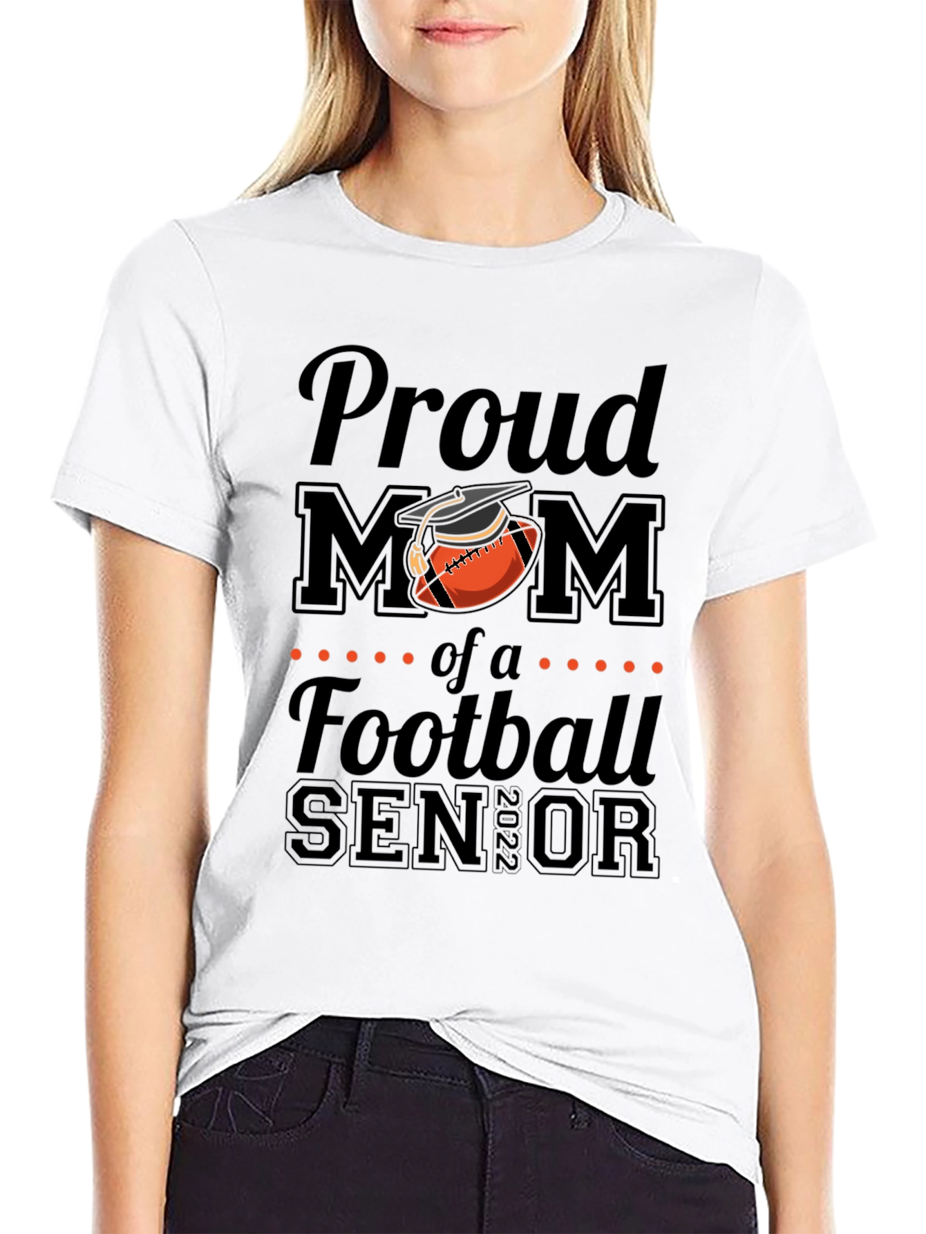Proud Mom of a Football Senior T-Shirt