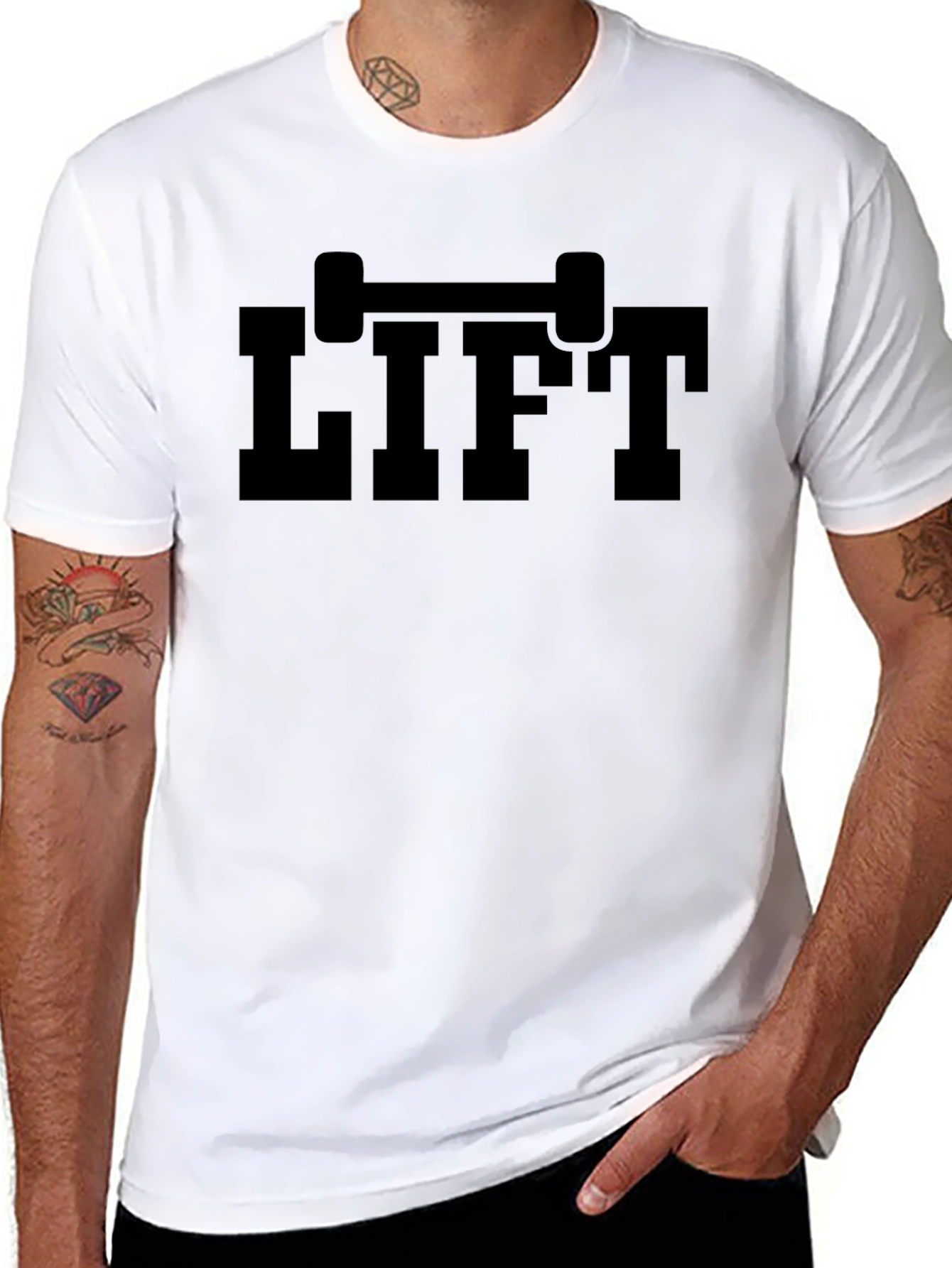 Lift Heavy Weights Gym Workout T-Shirt