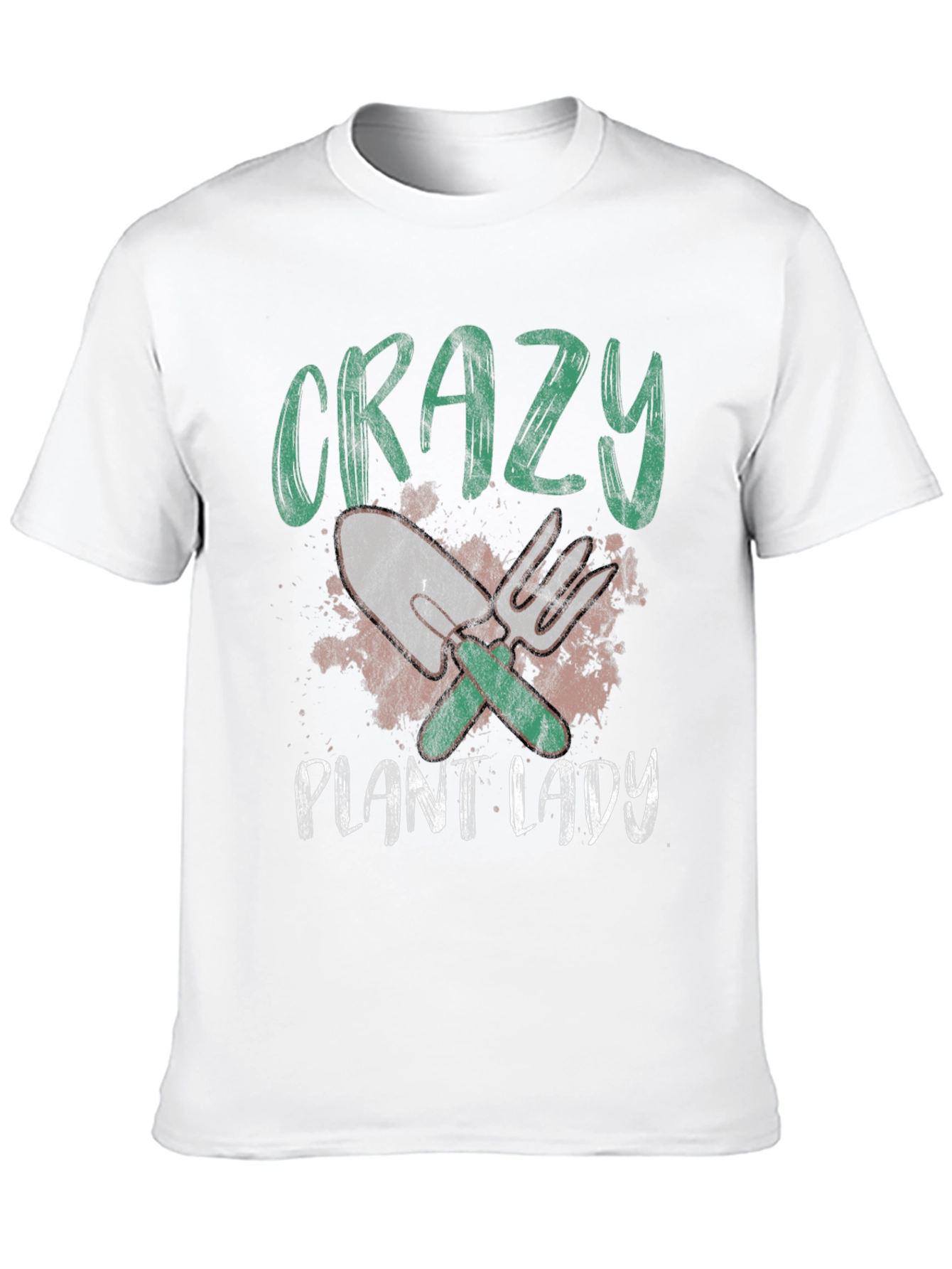 Crazy Plant Lady Graphic T-Shirt - Gardening Gift