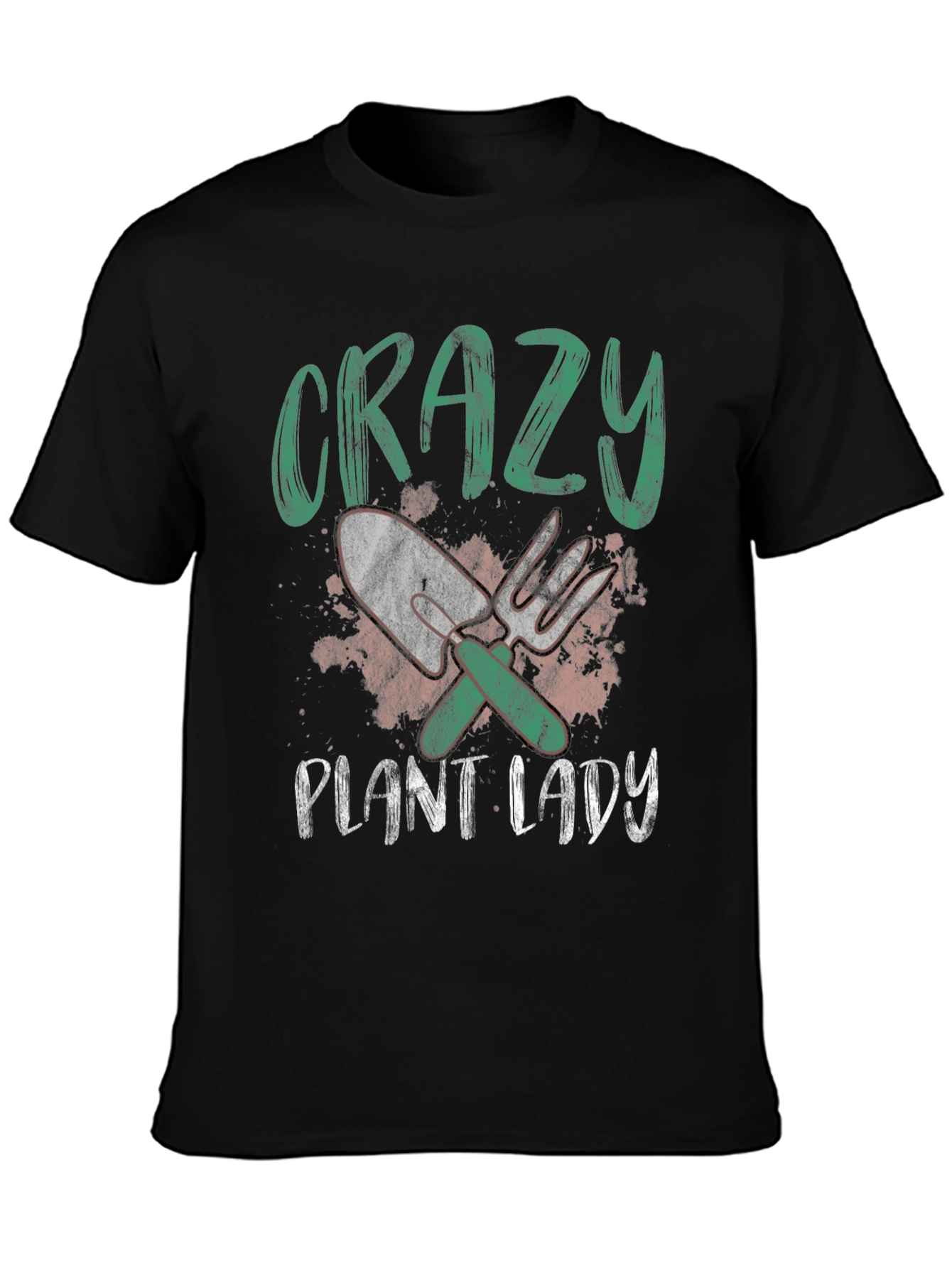 Crazy Plant Lady Graphic T-Shirt - Gardening Gift