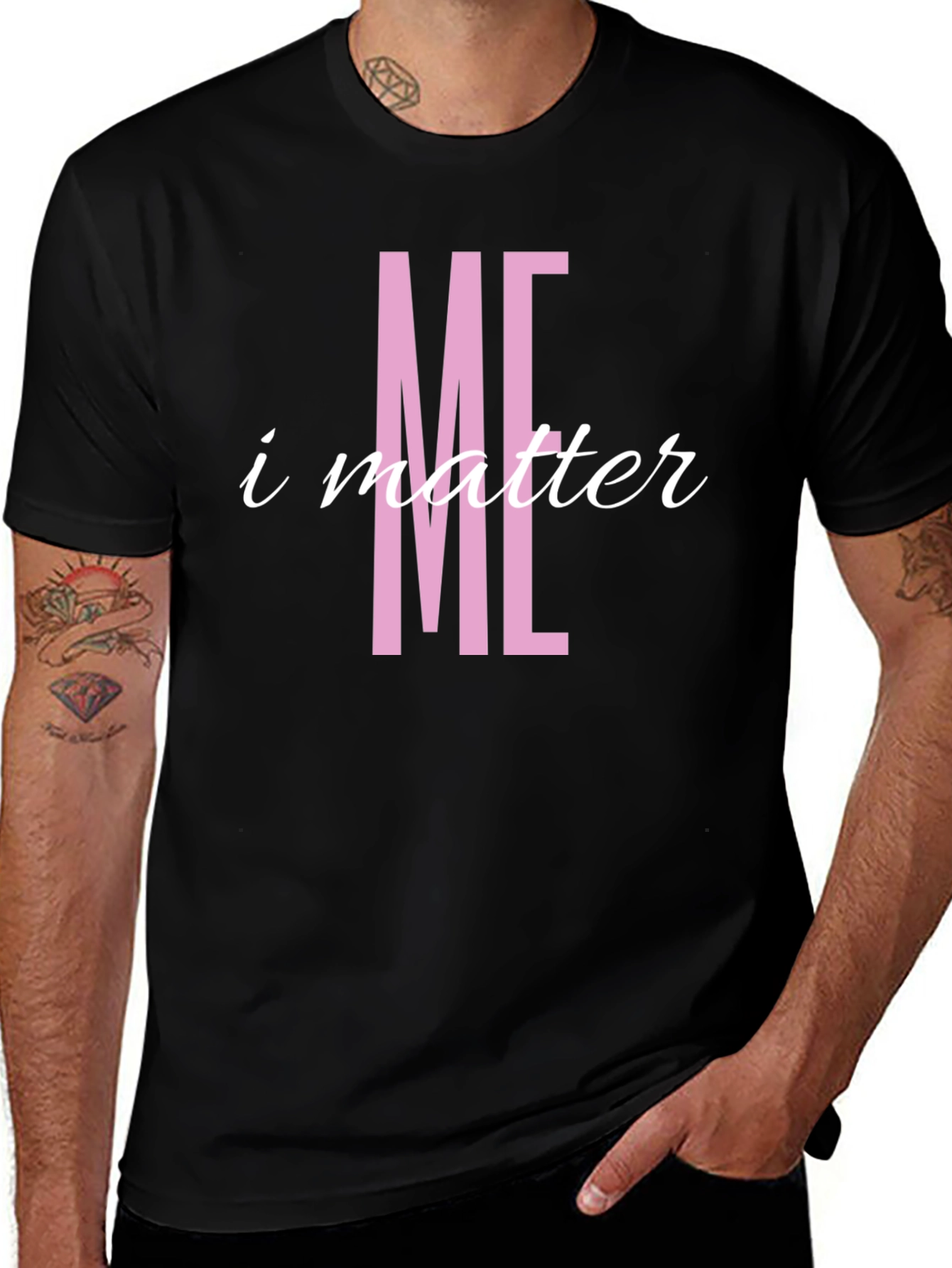 I Matter T-Shirt - Pink Graphic Tee