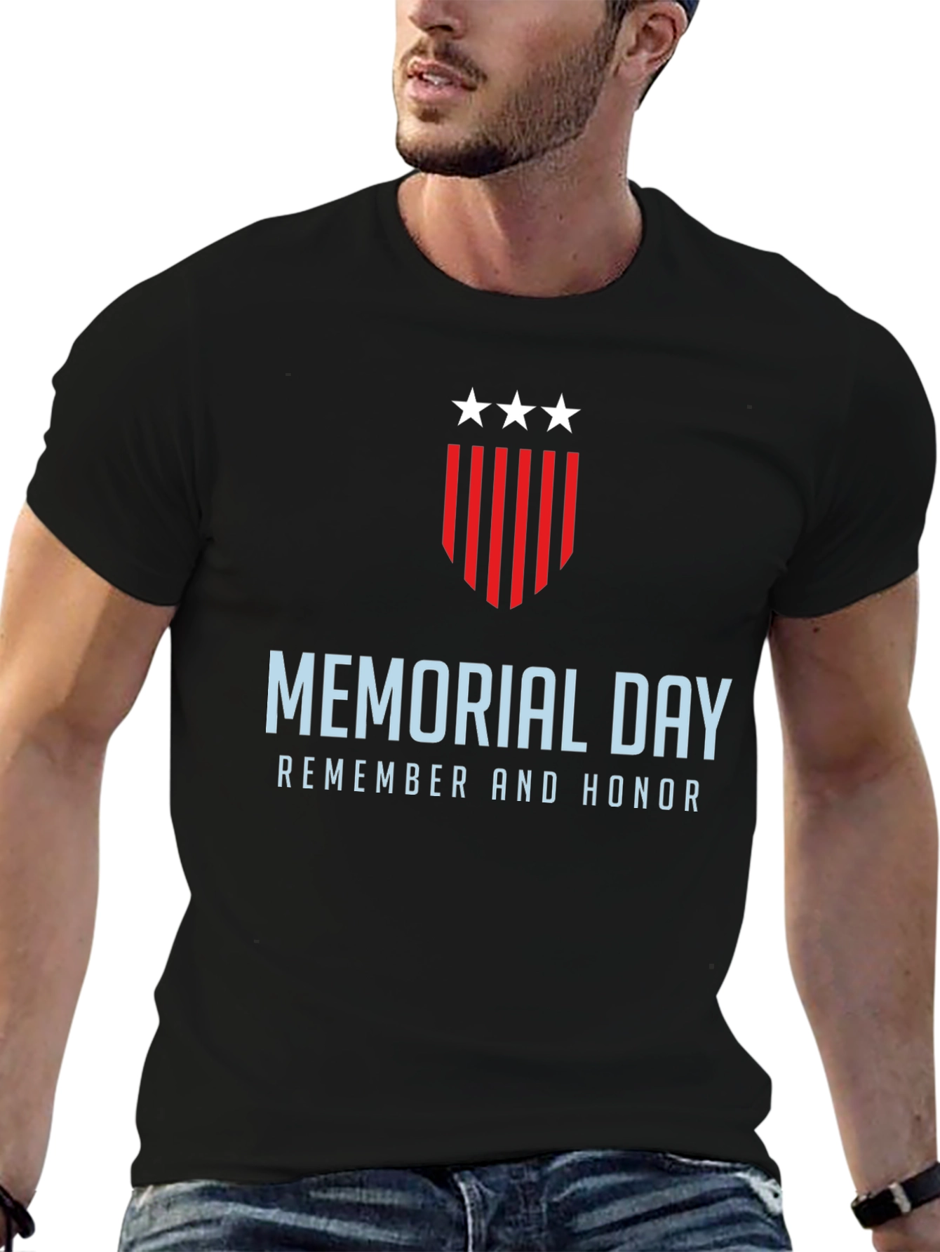 Memorial Day Remember & Honor Graphic Tee
